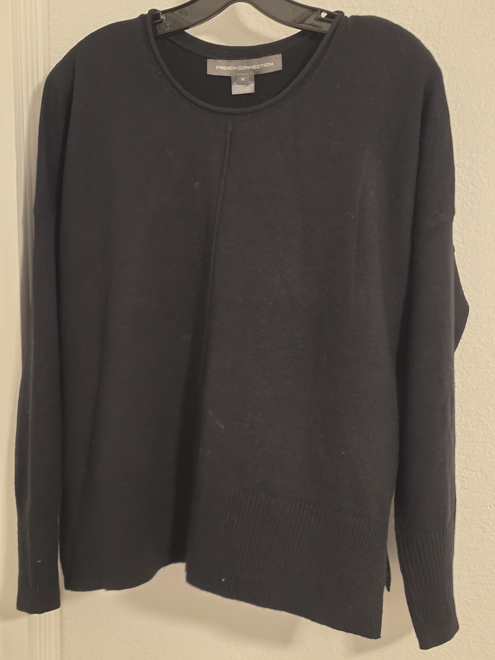 French Connection Black Crewneck Sweater